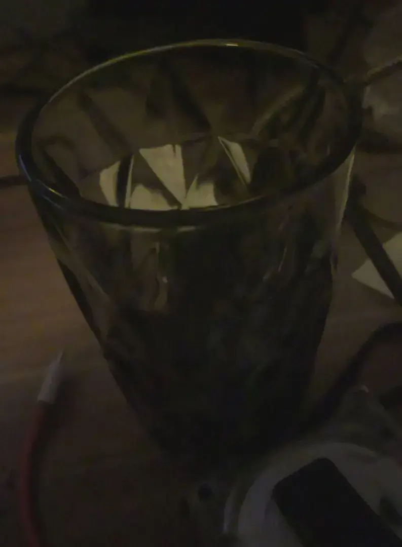 Faceted Drinking Glass